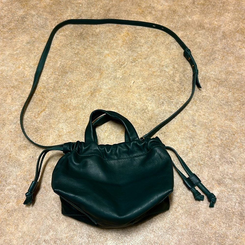 Great condition Madewell Piazza Dark Green Crossbody Bag